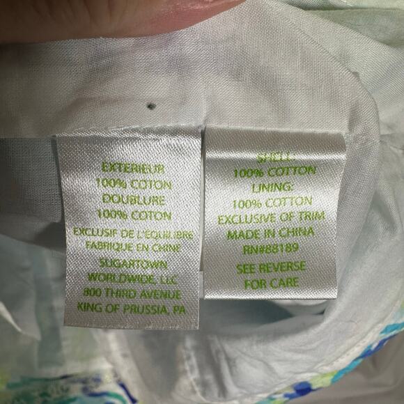 Lily Pulitzer Pearl Shift Dress Brilliant‎ Blue Wade and Sea Sz 00 - Picture 7 of 8